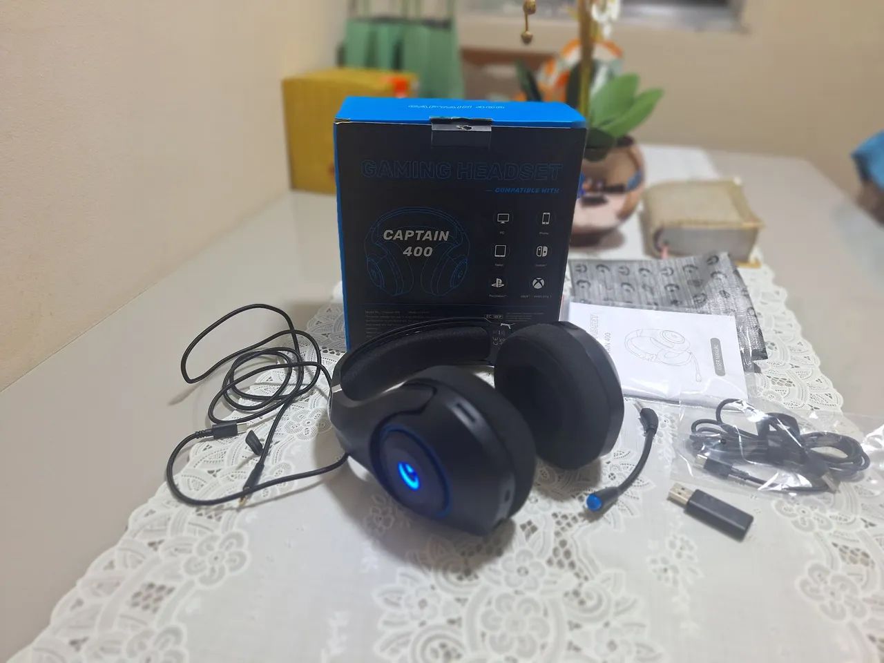 Headset p/ Ps5  novo (Ac/Cartão) - Foto 2
