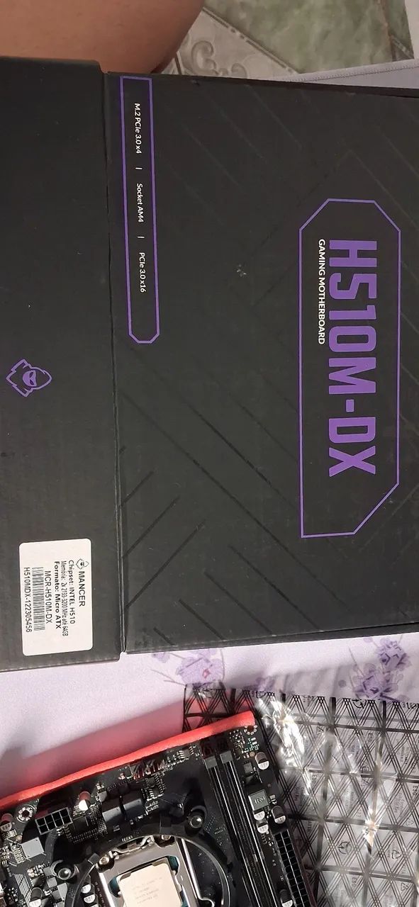 Kit placa mãe e processador i5 10400F - Foto 3