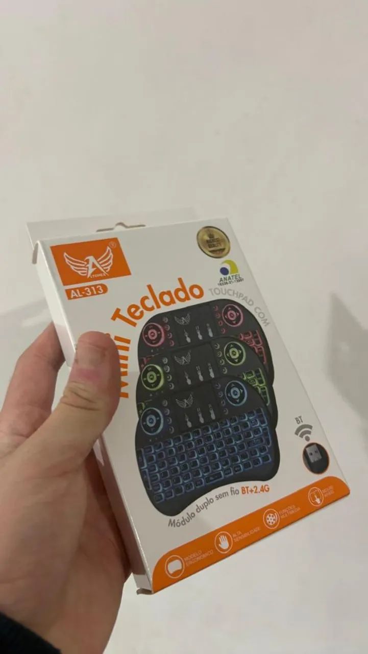 Mini Teclado Com Led.