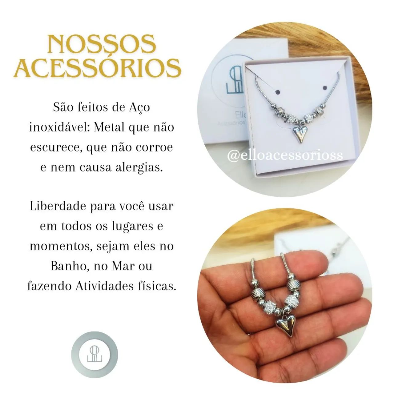 Pulseira Dora de berloque  - Foto 5
