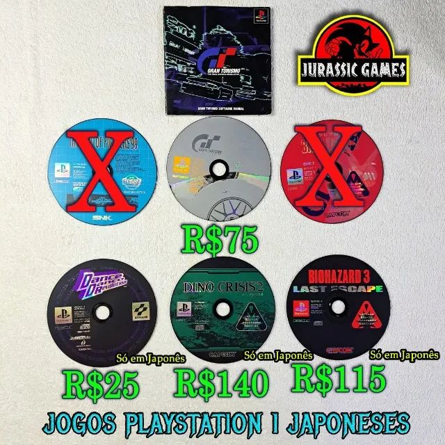 Jogos Playstation 1 Originais. PS1. Crash Team Racing, Metal Gear, Driver 2, Casper, Doom. - Foto 4