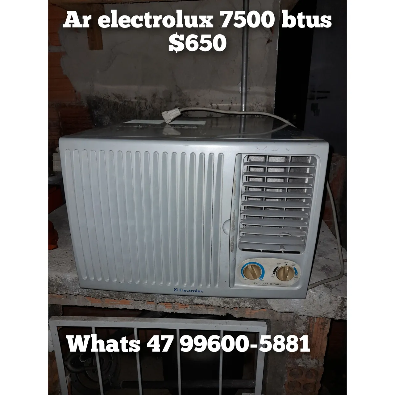 Ar condicionado Electrolux 7500 BTUs