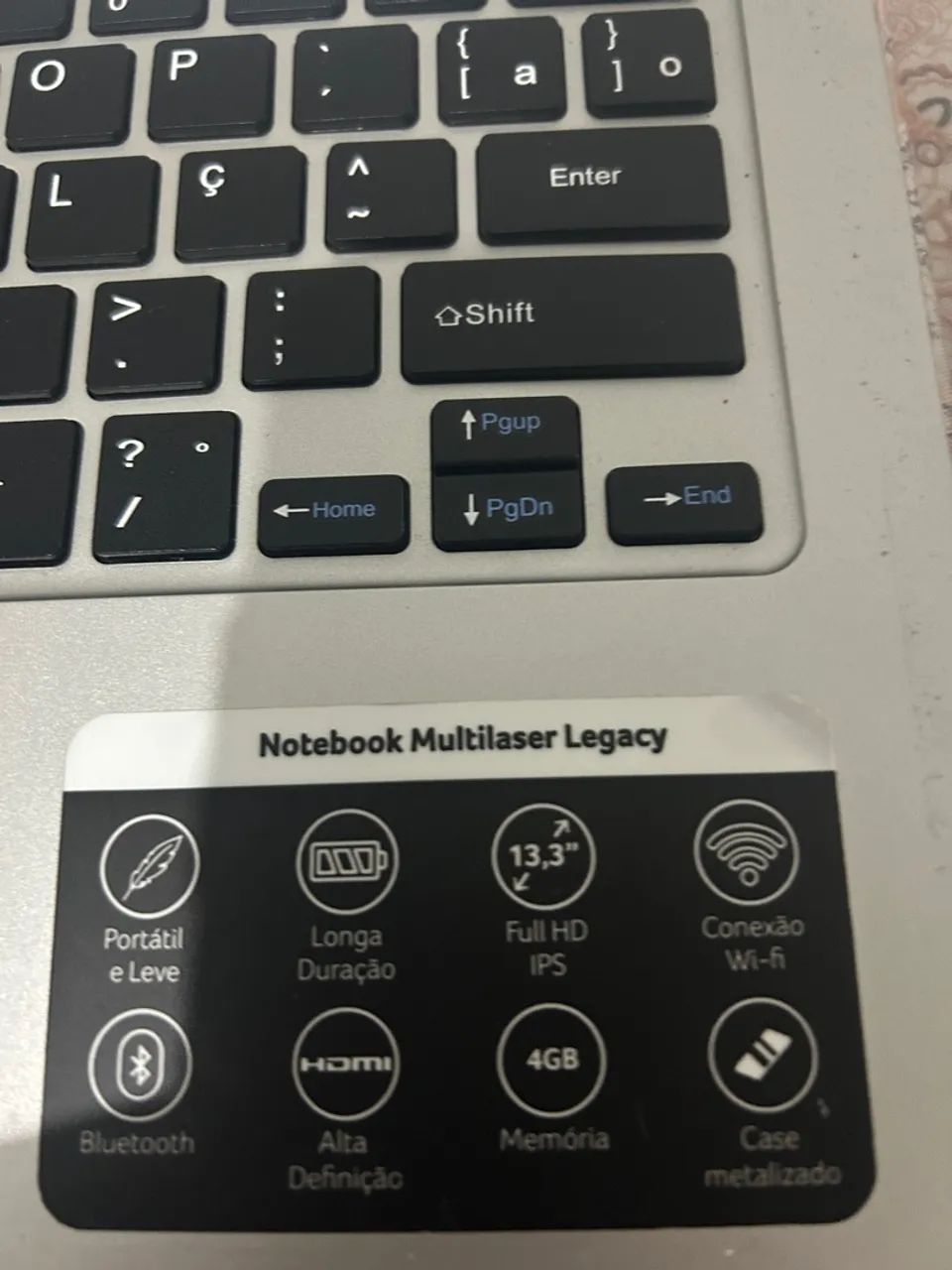 Notebook Multilaser Legacy RETIRADA PEÇAS - Foto 3