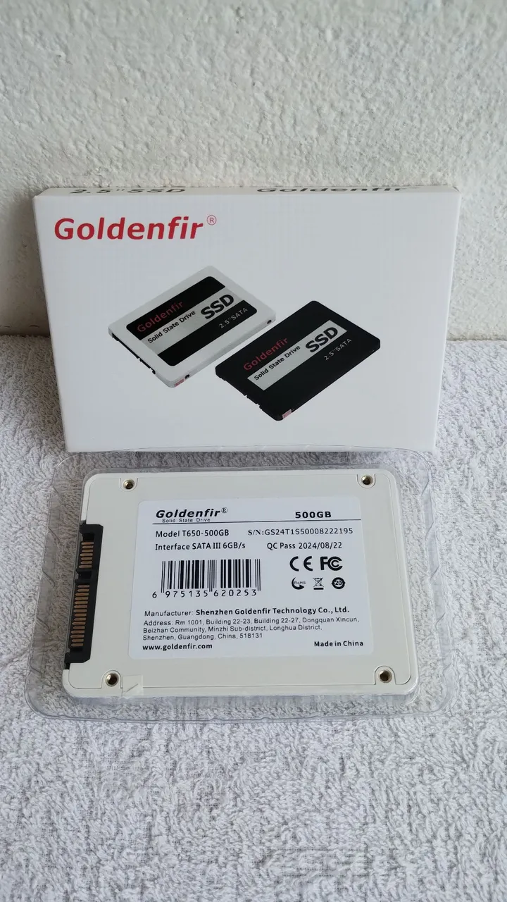SSD Goldenfir 512GB SATA III 2.5"