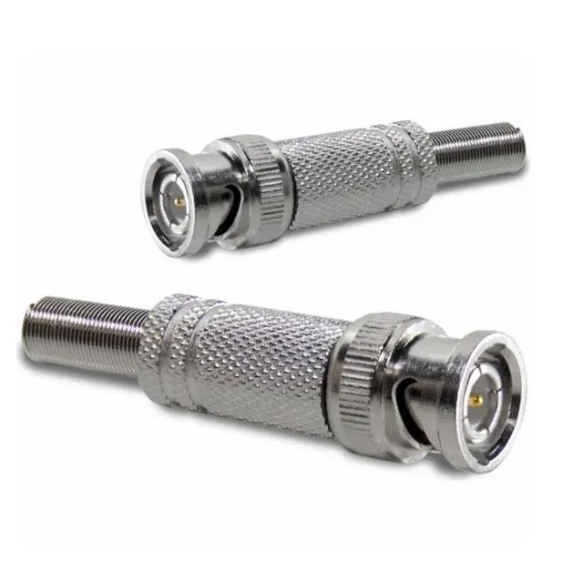  2 Conector BNC Macho c/ Mola - Foto 3