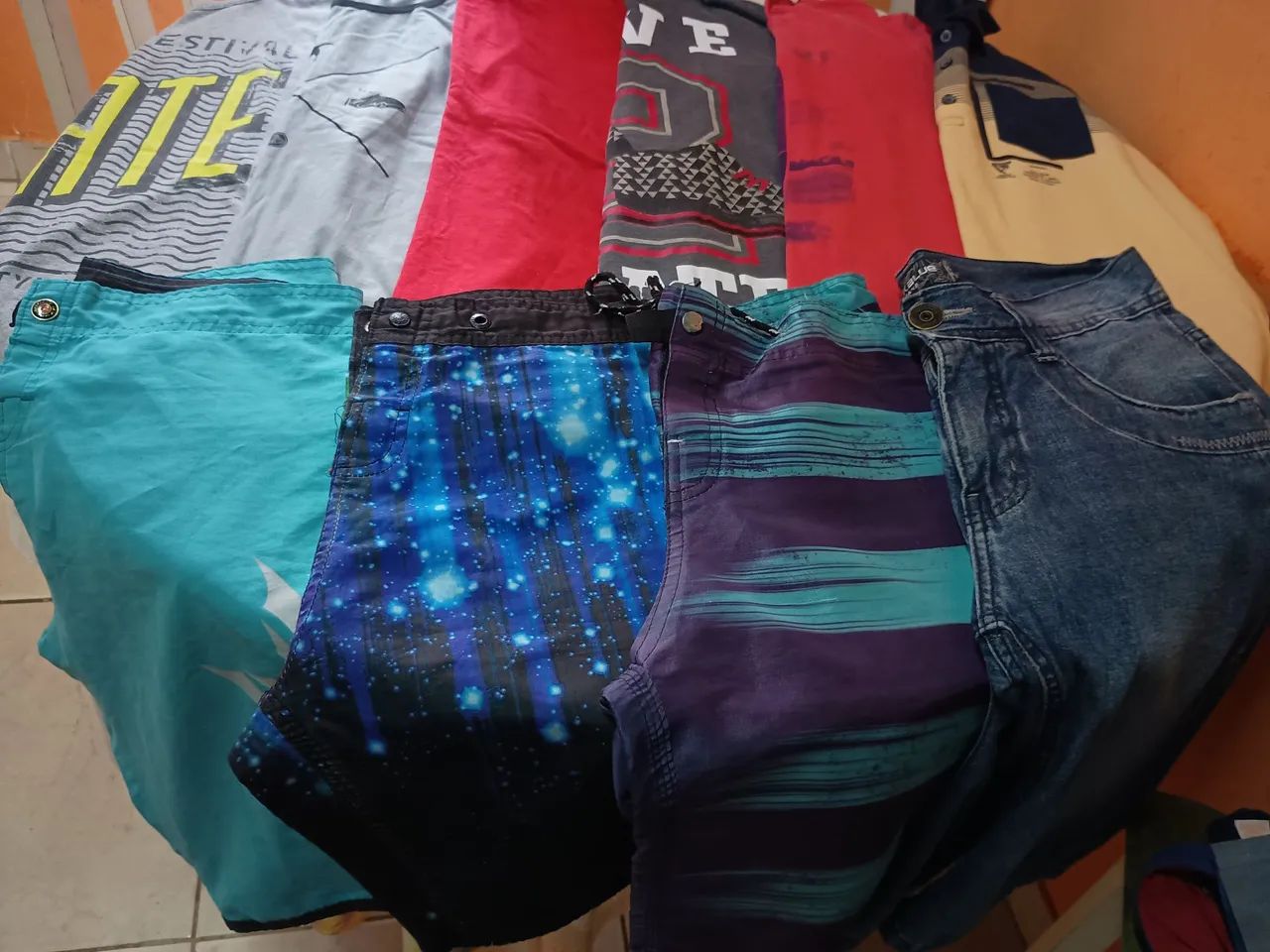 Lote de verão menino 14 á 16 anos  - Foto 4