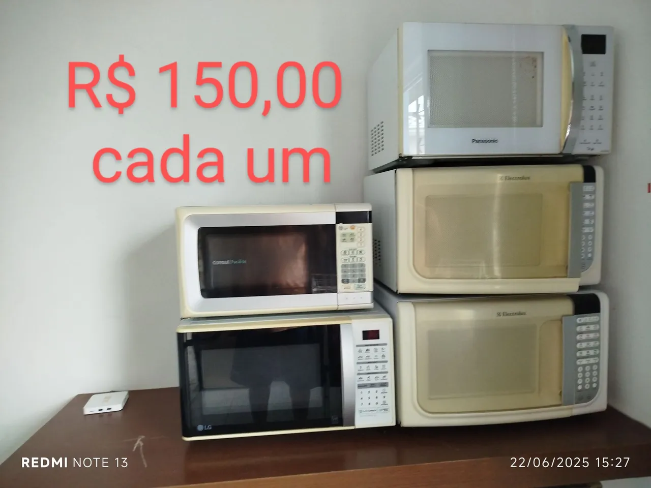 Micro-ondas usados - R$150 cada
