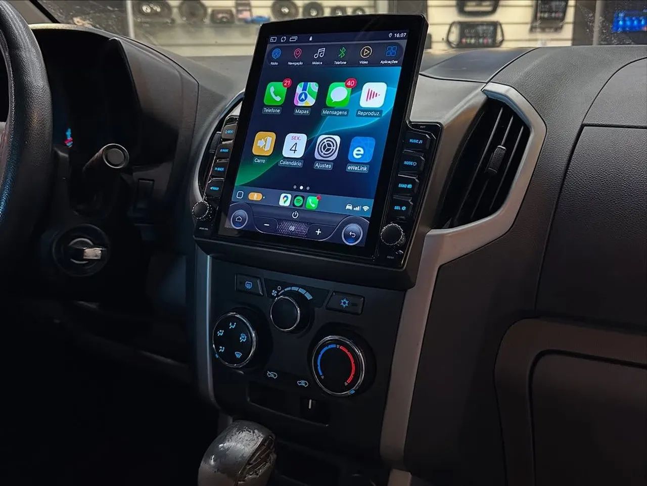 Multimídia Android tesla Chevrolet S10  - Foto 4