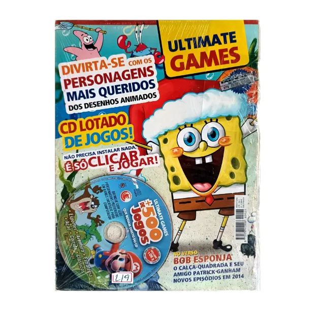 cd de jogo ultimate games centenas jogos bob esponja..l19 - Jogos