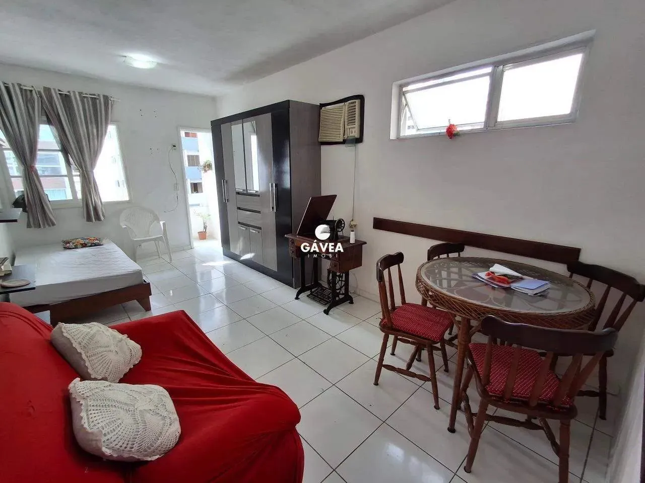 Sala Living à venda no Gonzaga em Santos.