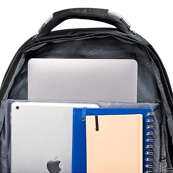 Mochila Para Notebook até 17", Sistema Antifurto, Semi Impermeável, Preto - Aco  - Foto 4