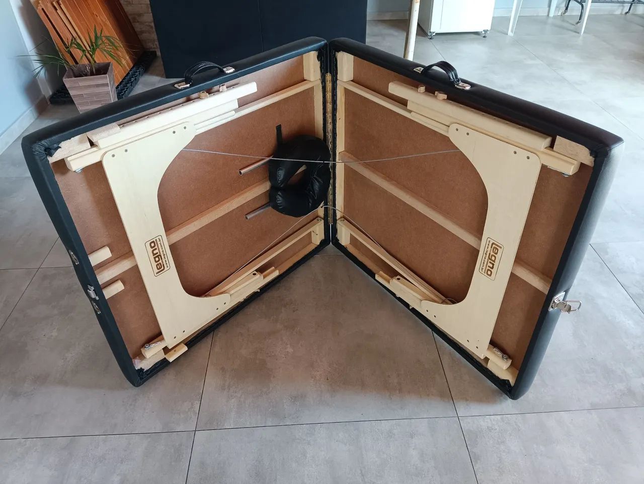 Maca Massagem/Shiatsu Legno Sírius SPA Luxo 80 cm PORTÁTIL, REFORÇADA E ALTURA REGULÁVEL - Foto 6