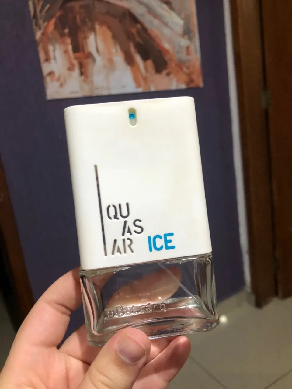 Frasco puro Colônia Quasar Ice O Boticário 100ml