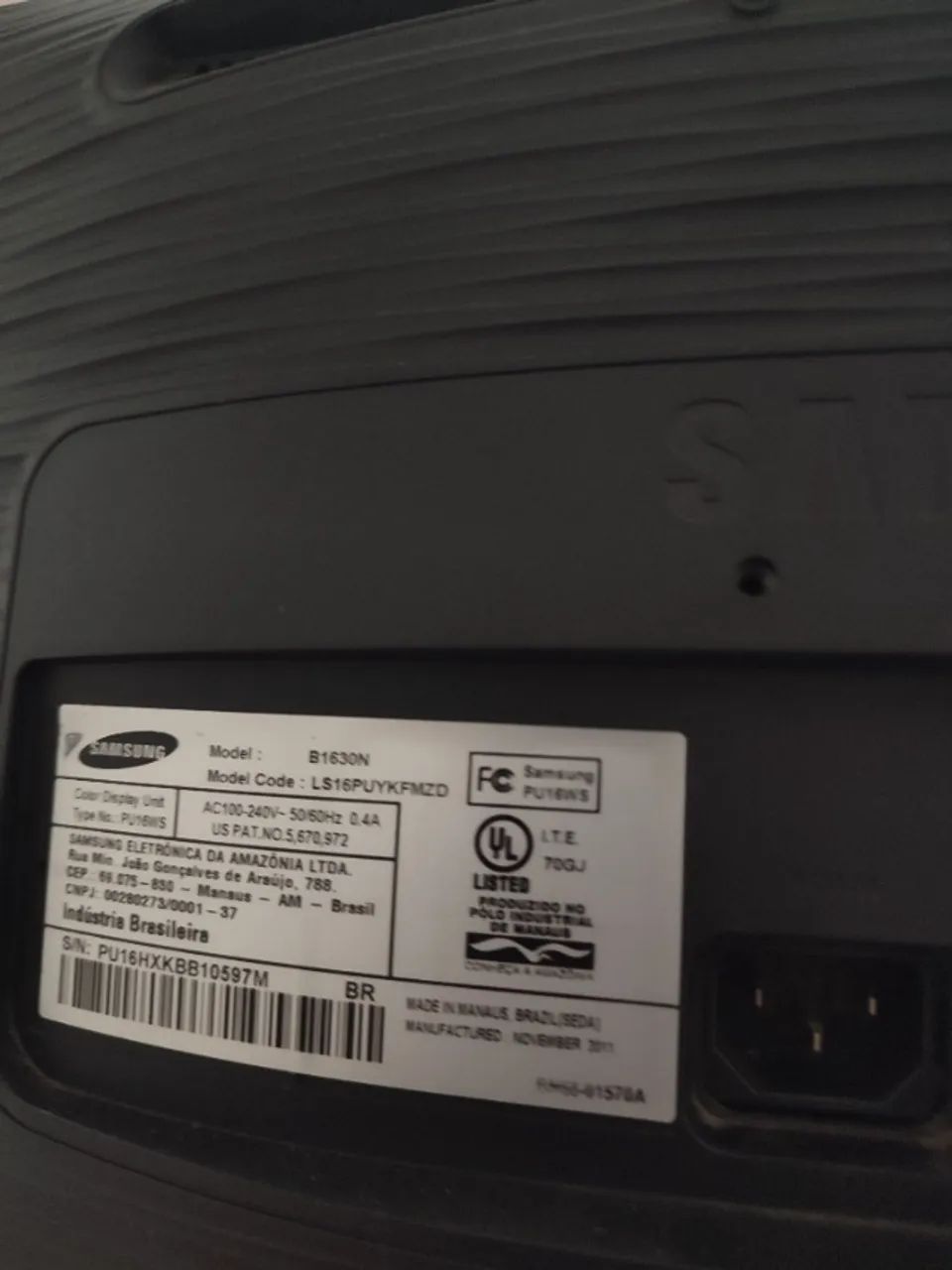 Monitor Samsung B1630N 15,6" | Ótima qualidade de imagem - Foto 3