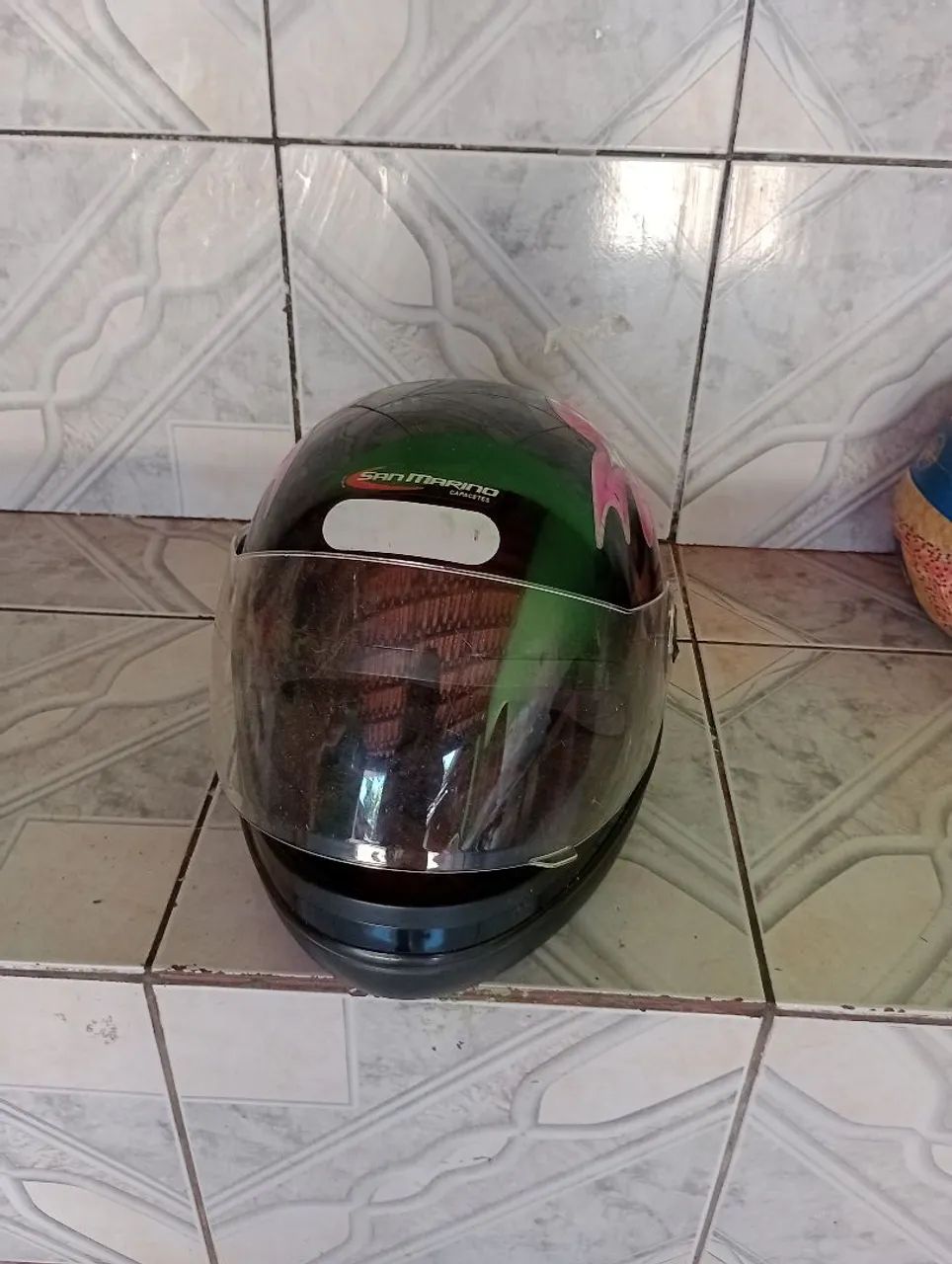 Semi-new helmet