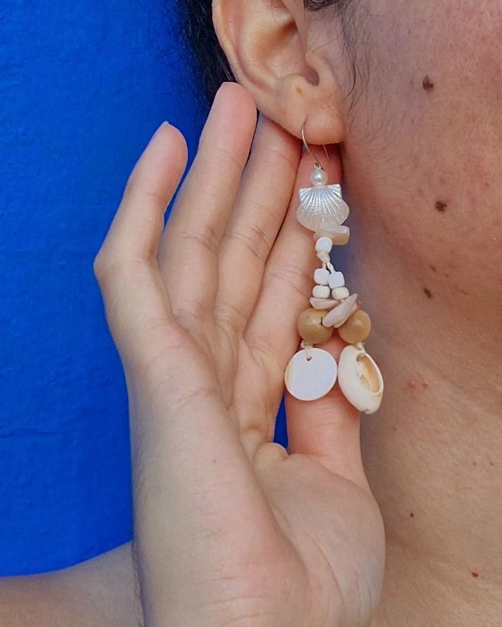 Brincos de conchas  - Foto 3