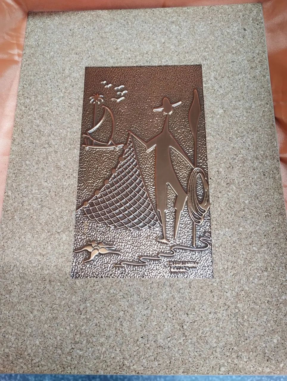 Quadros  Decorativos em Relevo - Pesca
