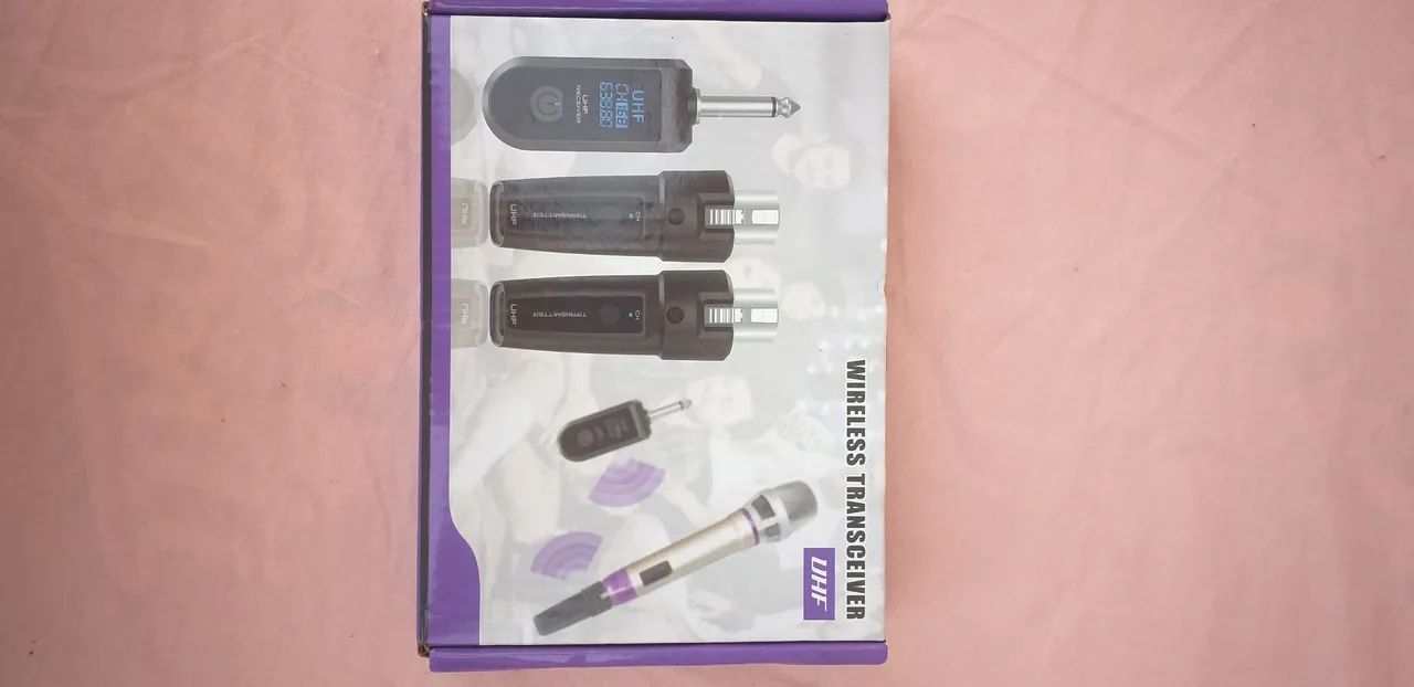TRANSMISSOR SEM FIO PARA MICROFONE (novo)