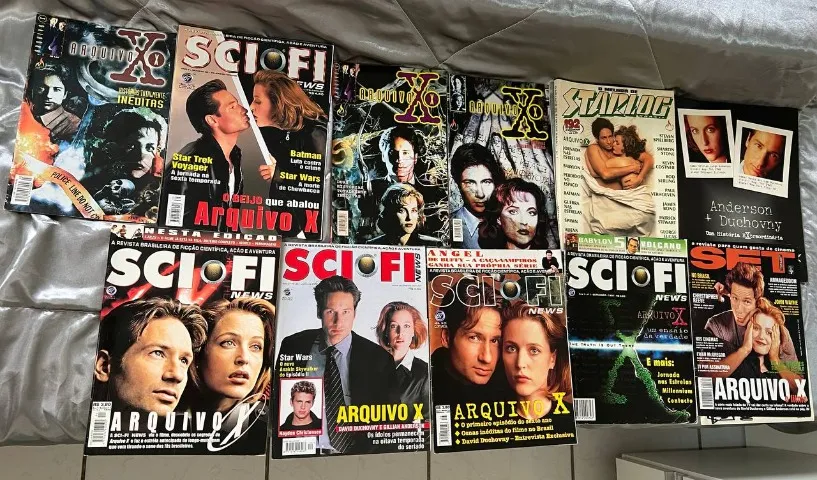 Coleção Livros, revistas, card e DVD Arquivo X