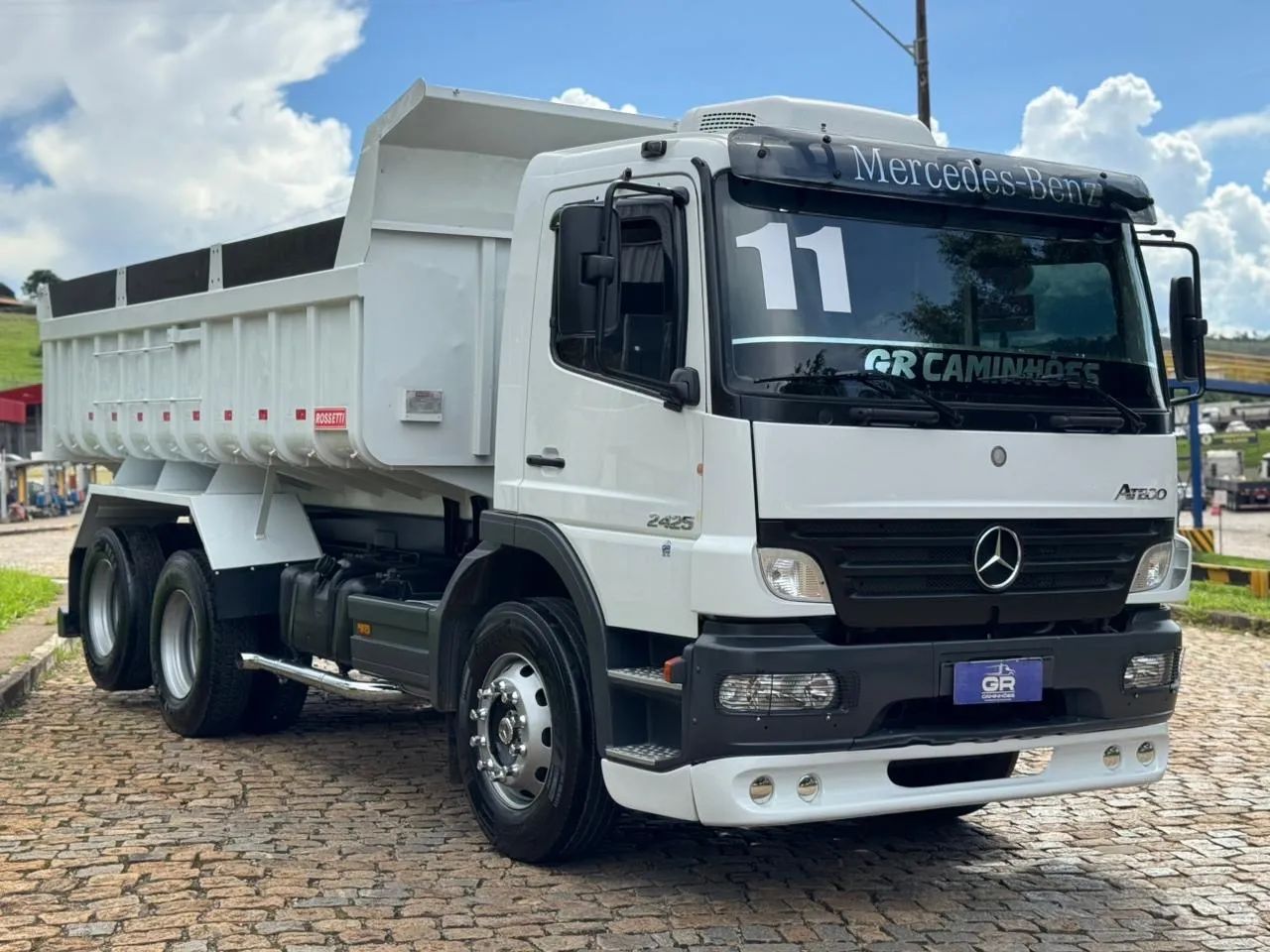CAMINHÃO MB ATEGO 2425 2011 TRUCK CAÇAMBA ÚNICO DONO EXTRA - Foto 3