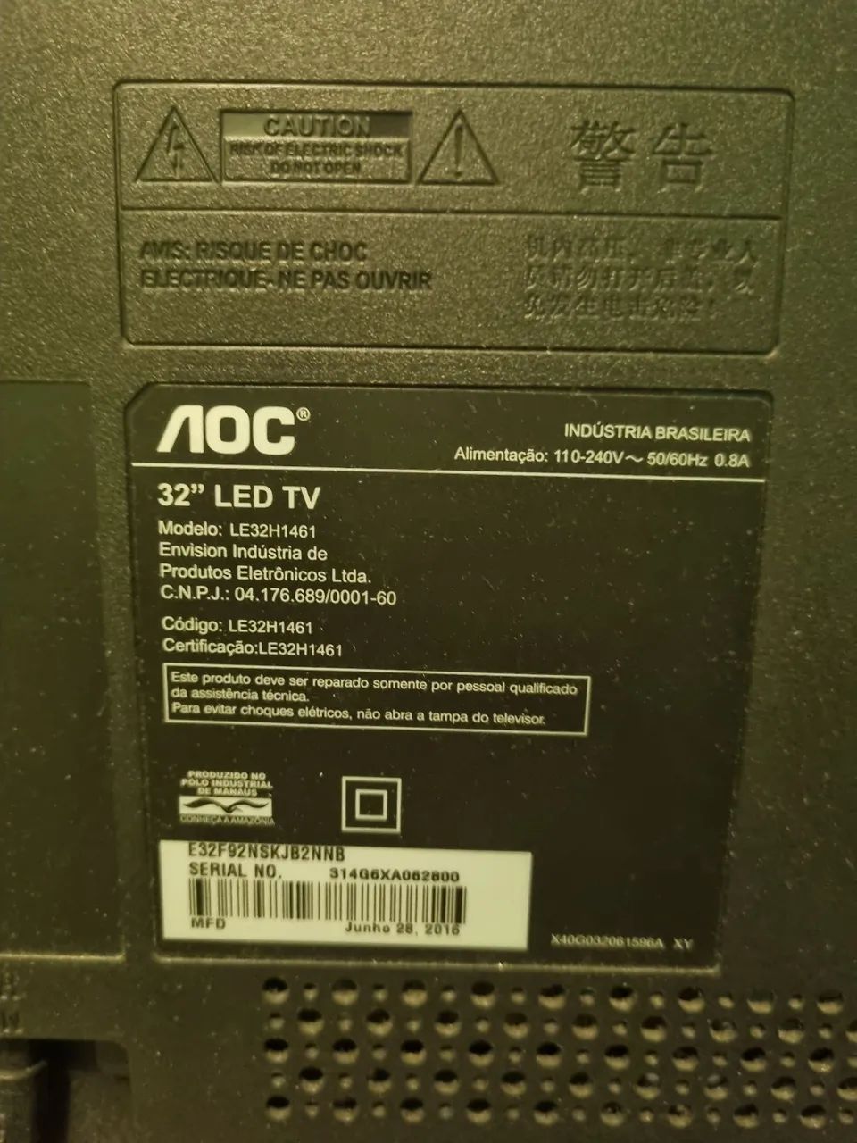 TV LCD 32' AOC - R$ 449,00  - Foto 5
