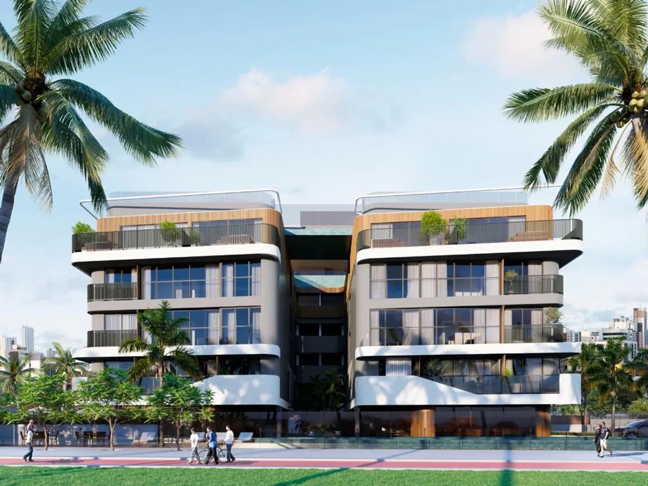 Azimut - Intermares - Beira-mar - Repasse - 24m² - Linda vista para o mar - Sul - Para Ren - Foto 4