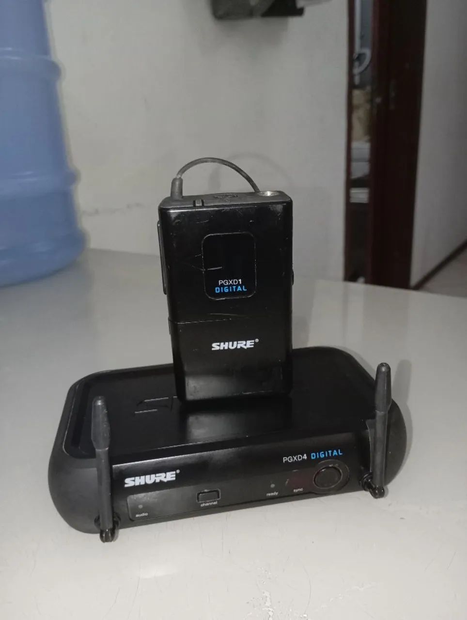 Microfone Shure pgxd ( receptor+ microfone headset+ bodypack  - Foto 4