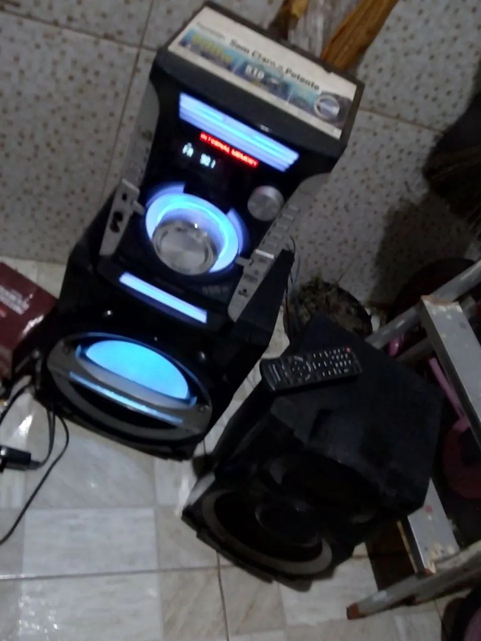 Caixa de Som Panasonic com Super Woofer - Foto 2