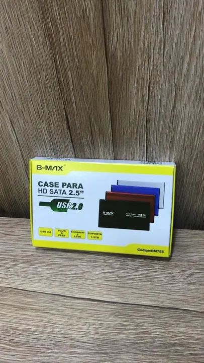 Case para HD SATA 2.5'' USB 2.0 B-MAX
