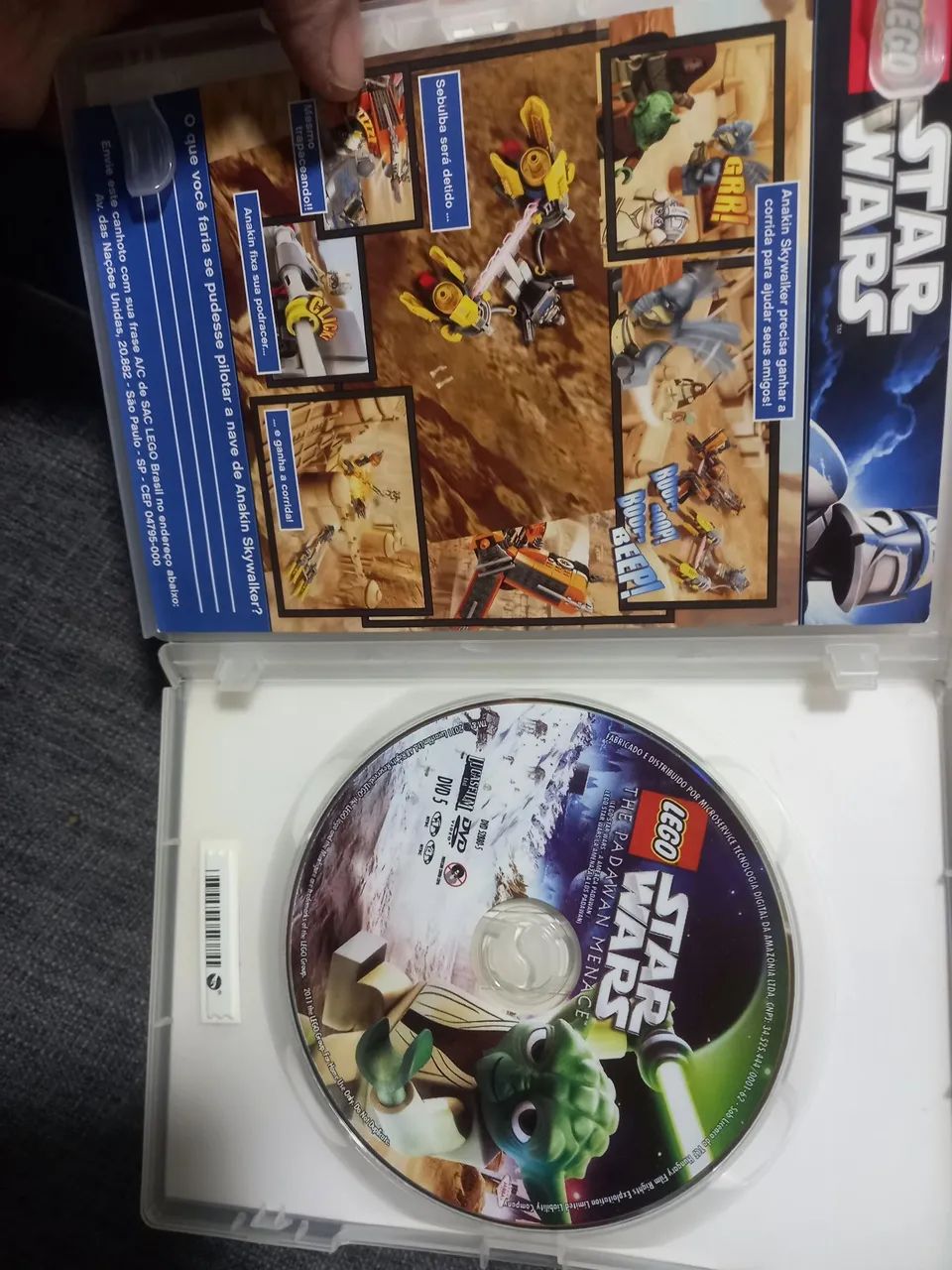 DVD Lego Star Wars - A Ameaça Padawan (DVD) - Foto 4