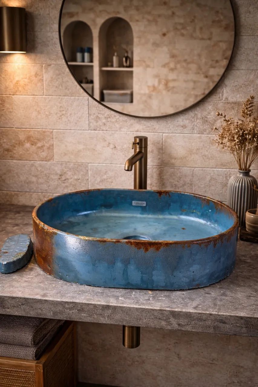 Cubas alto padrão feita com concreto arquitetônico 