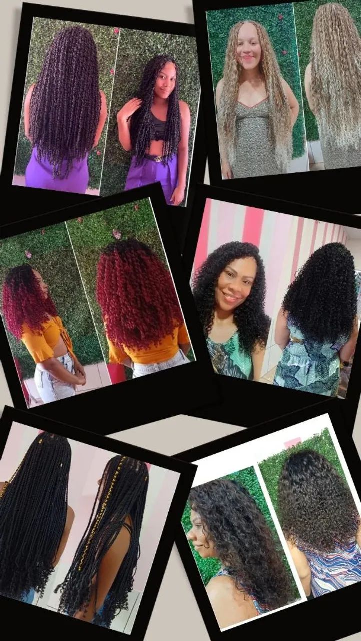 Apliques e Tranças - Mega Hair, Crochet, Box Braids e mais! - Foto 2