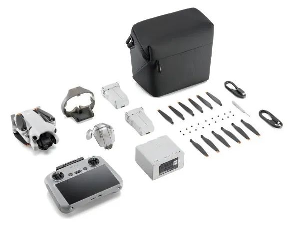 Drone Dji Mini 4 Pro Rc2 Fly More Combo Cor Cinza