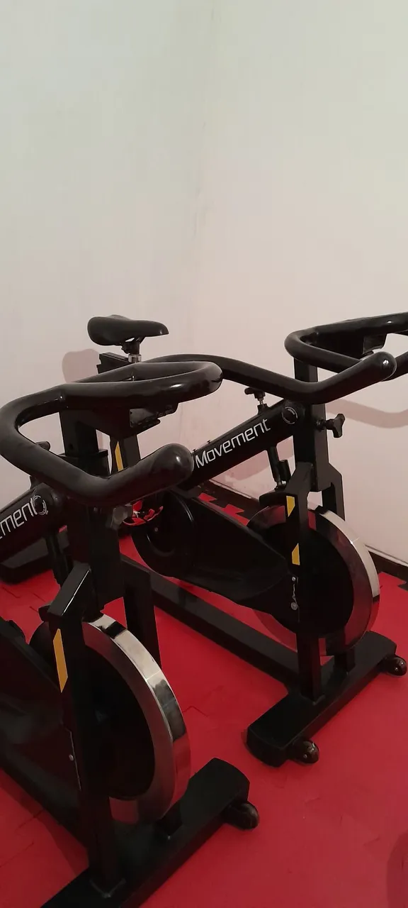 Bike spinning profissional ! Roda imercia 30kg pra usuarios ate 150 kg.