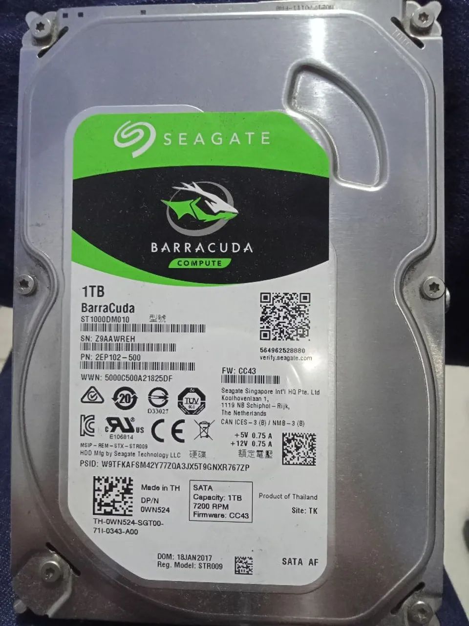HD ALTA PERFORMANCE Seagate 1TB