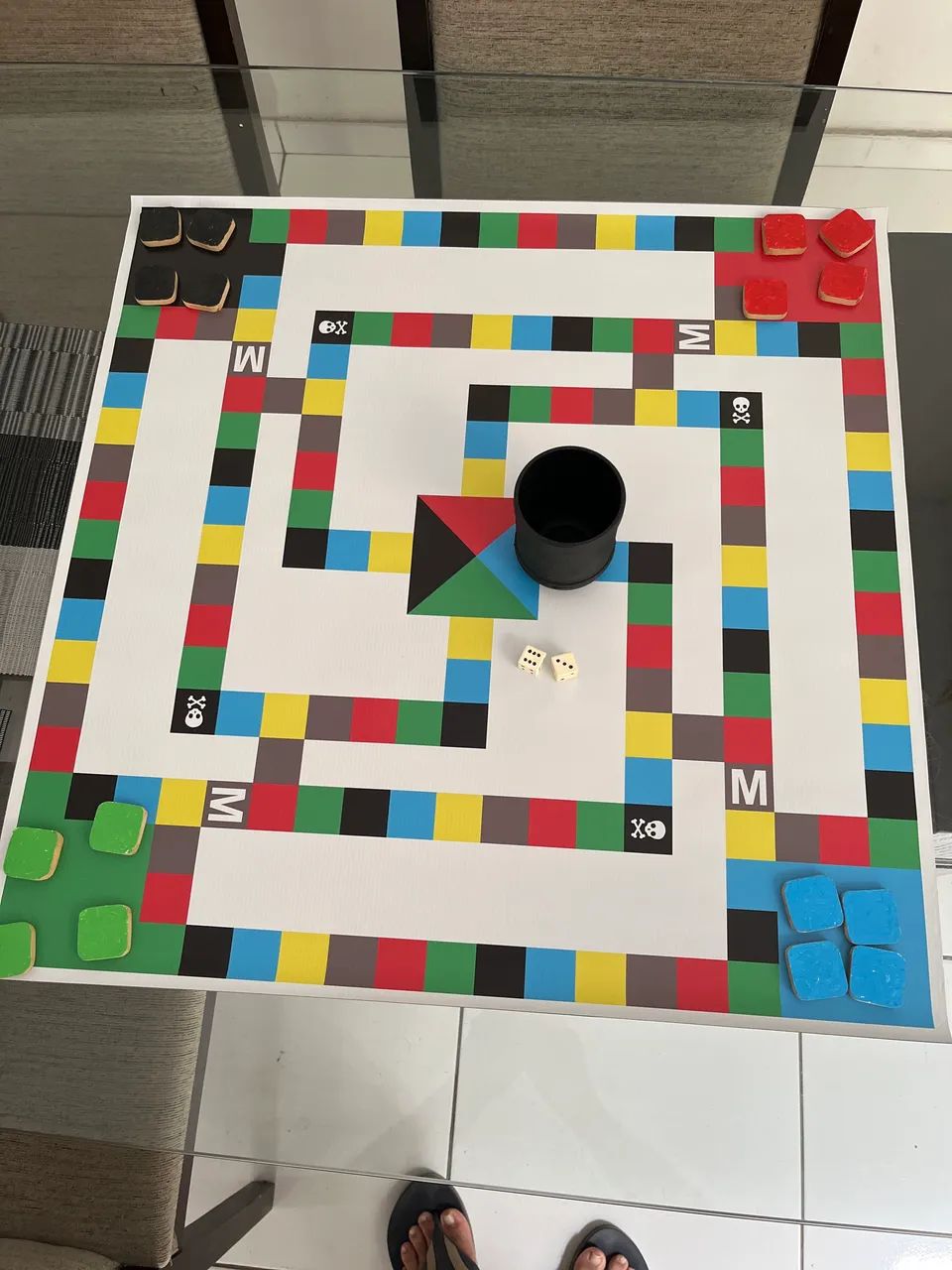 Jogo de dupla Aliado tabuleiro lona
