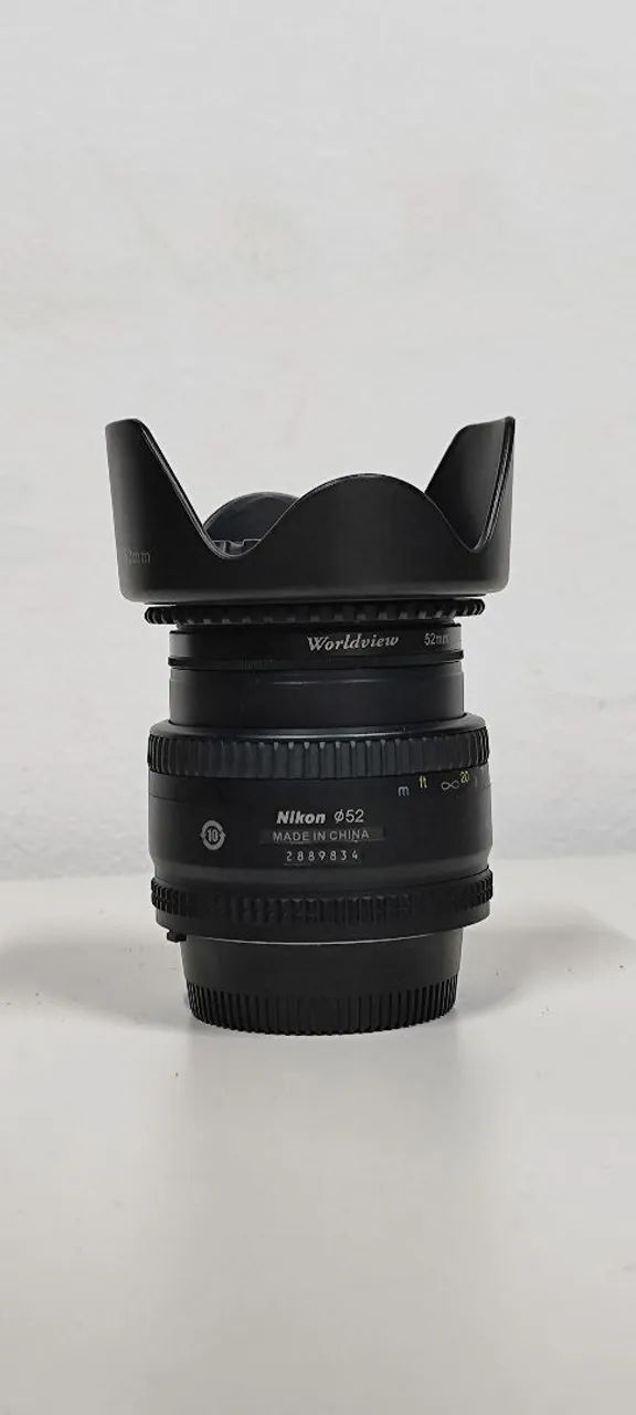 Lente Nikon 50mm F/1.8 D com acessórios  - Foto 2