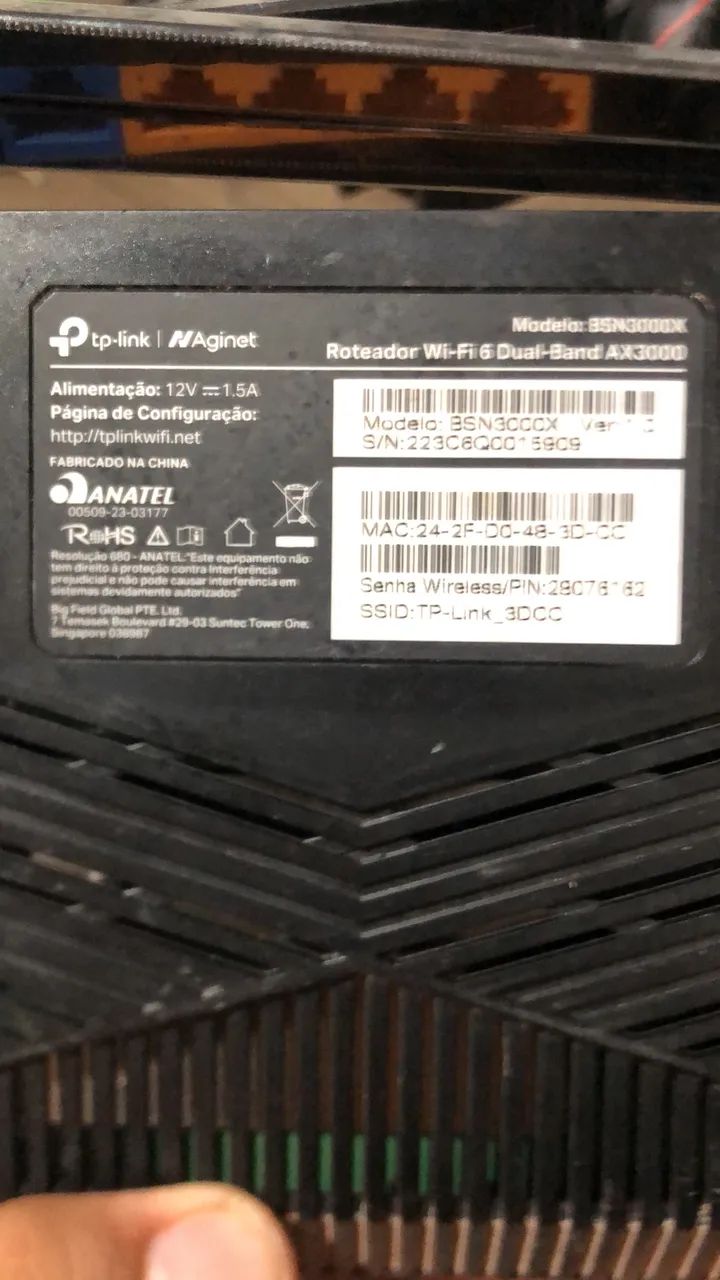 Roteador tp link BSN3000X