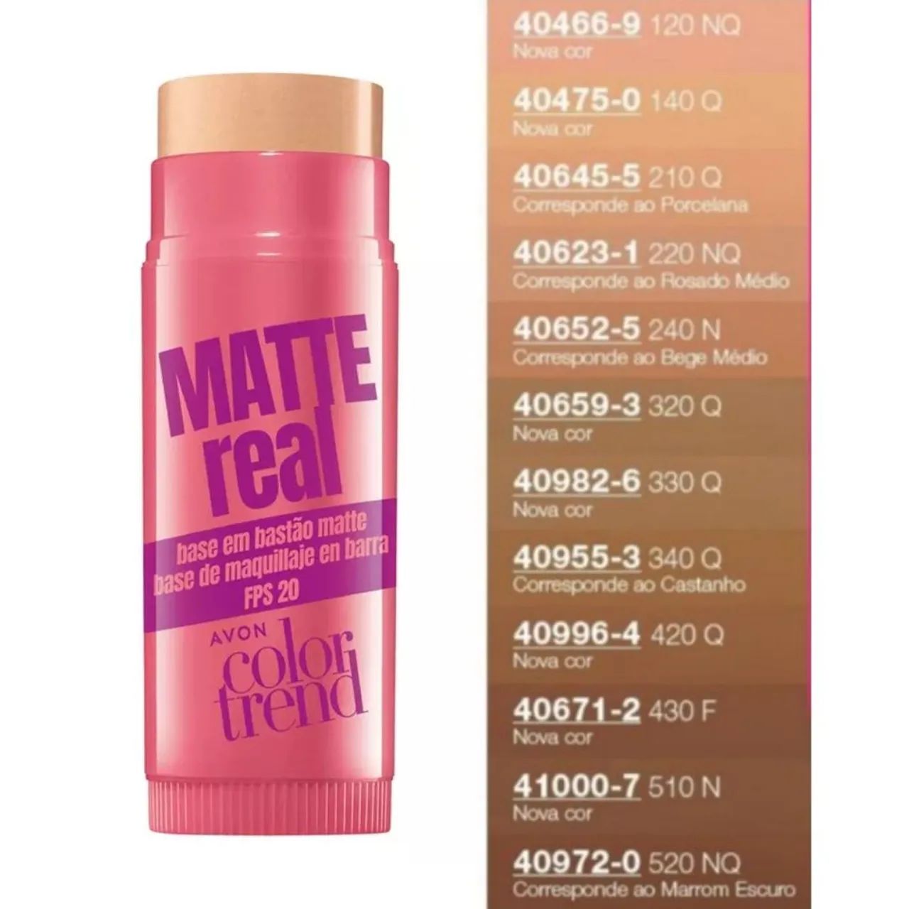 Base Bastão Avon COLOR TREND " Diversos "