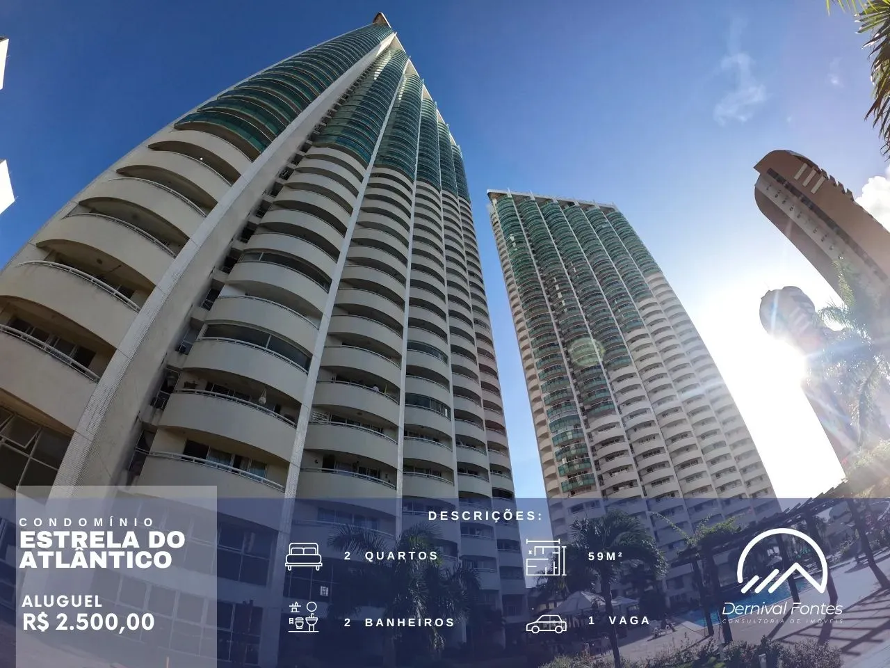 Apartamento para Aluguel Condomínio Estrela do Atlântico | Ponta Negra Natal/RN