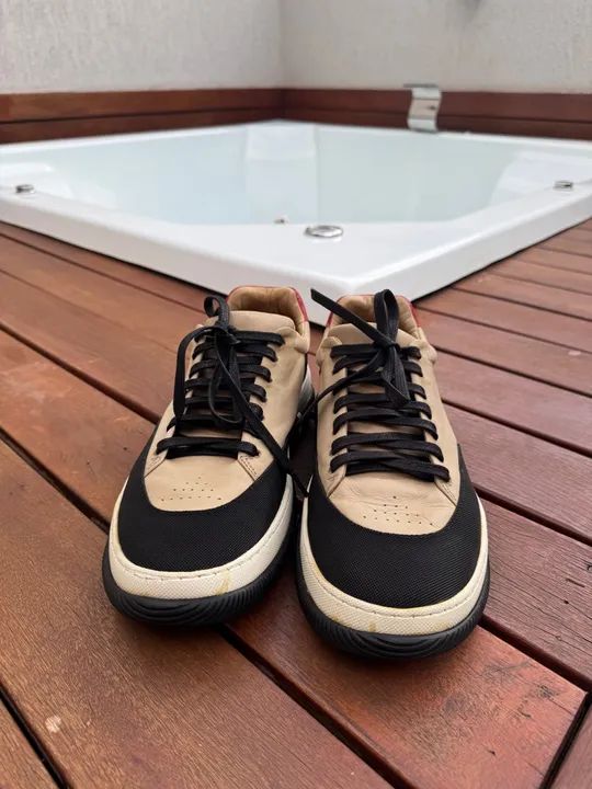 Tênis Osklen Hybrid Couro 41 Original  - Foto 2