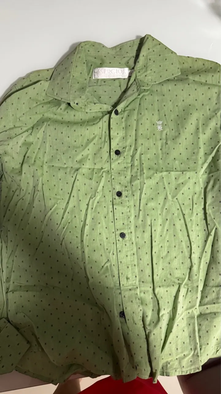 Camiseta Social Verde Sérgio K