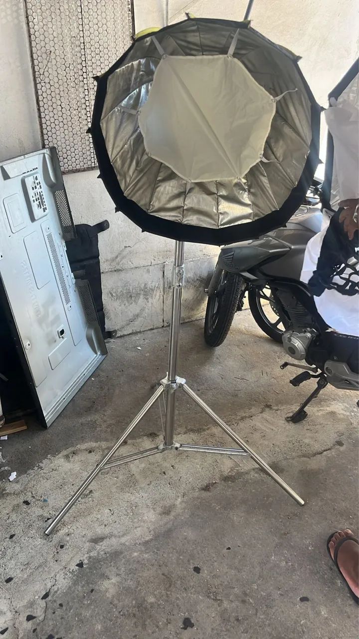 Equipamentos de estúdio de fotografia 