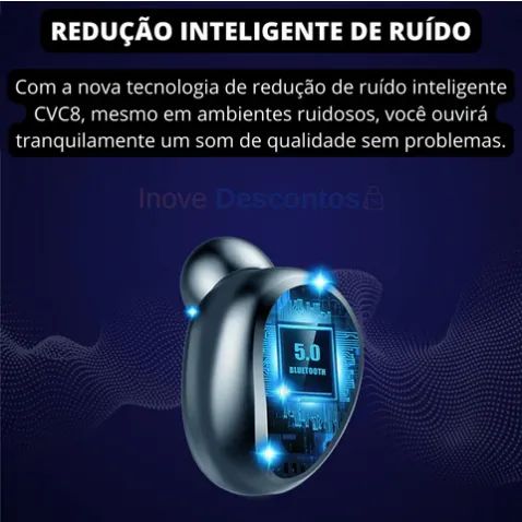 Fone de Ouvido Bluetooth TwS64252694768770121