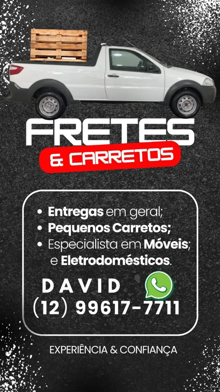 Faço pequeno fretes e carretos