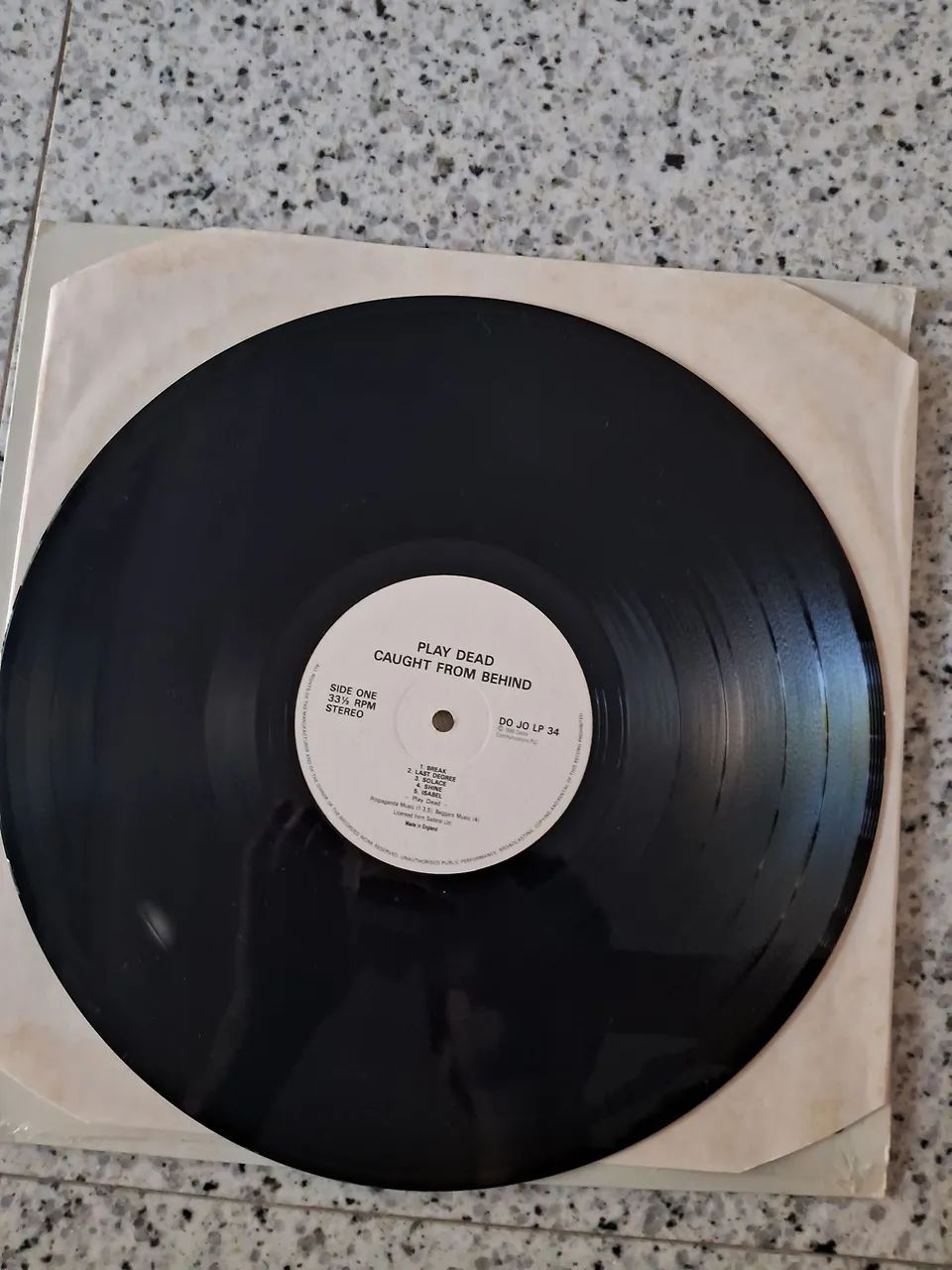Disco de Vinil LP Play Dead - Caught From Behind (Importado) - Foto 2