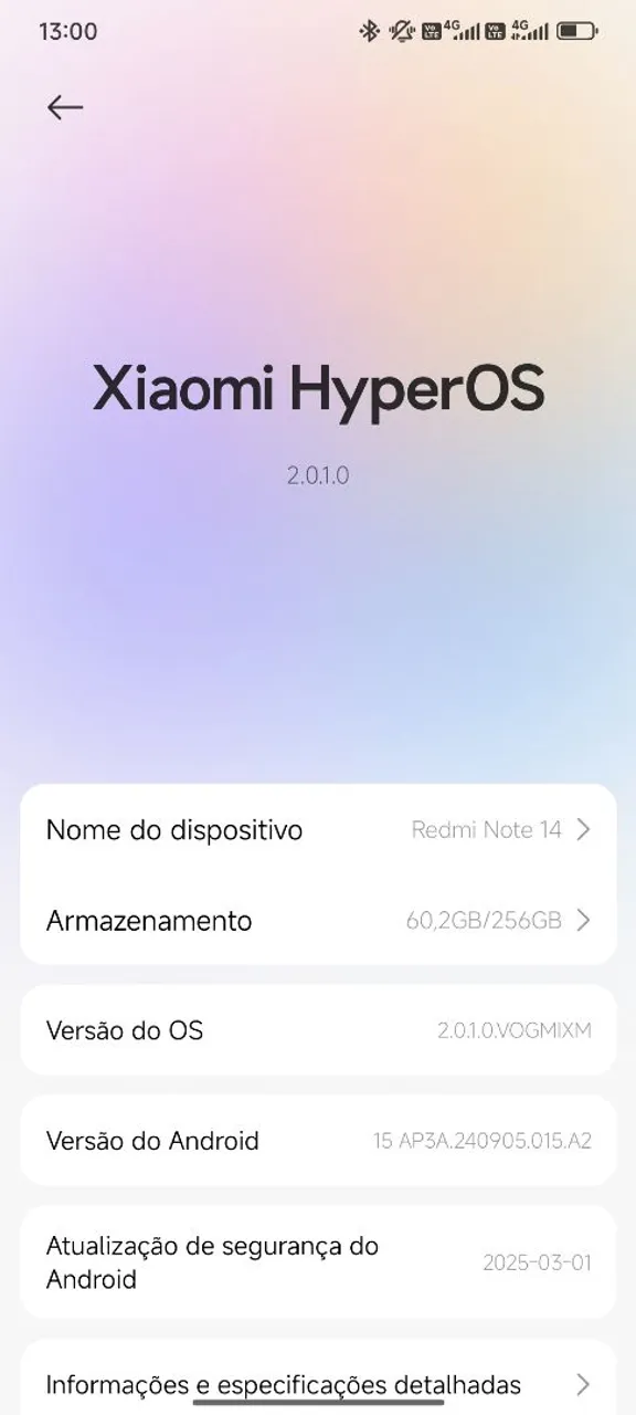 Redimi Note 14 256/8 RAM