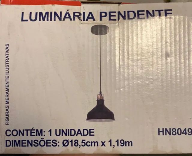 LUMINÁRIA PENDENTE NOVA - Foto 5