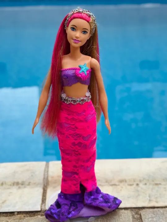Barbie E Os Golfinhos Mágicos - Sereia Transformação Mágica - Foto 4