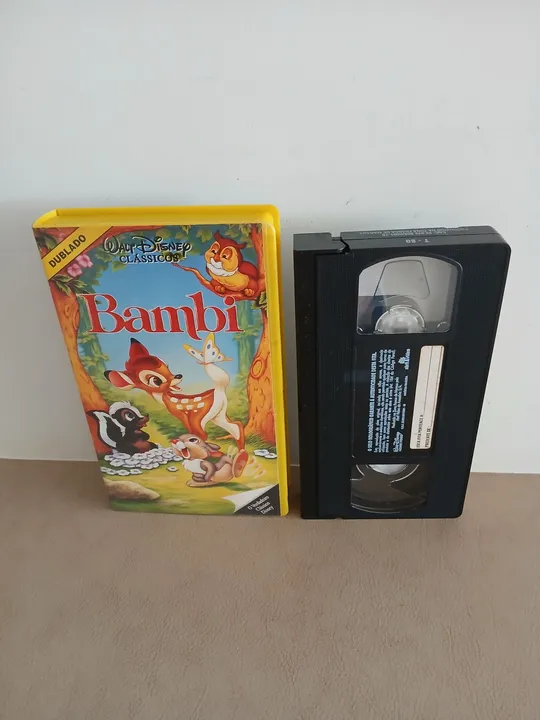 Fita VHS Bambi - Dublado